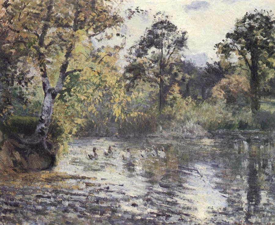 Camille Pissarro L-etang de Montfoucault